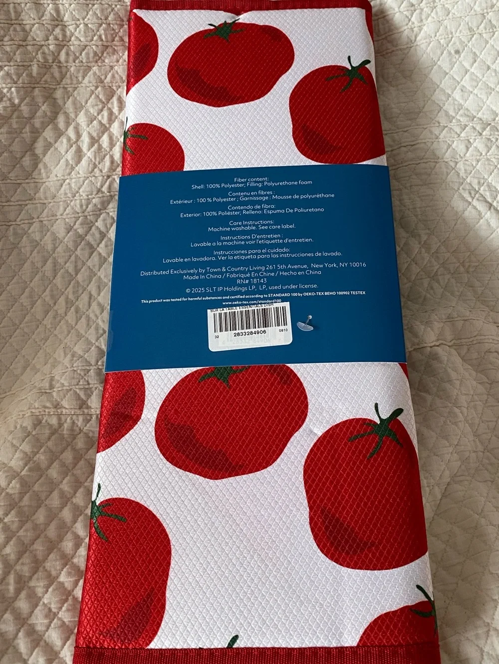Sur La Table “Tomato” Drying Mat, Mini Oven Mitts and Kitchens Towel Set